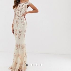 Godiva bardot placement maxi